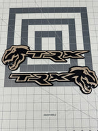 Trex/TRX Design #2 combo badge pair