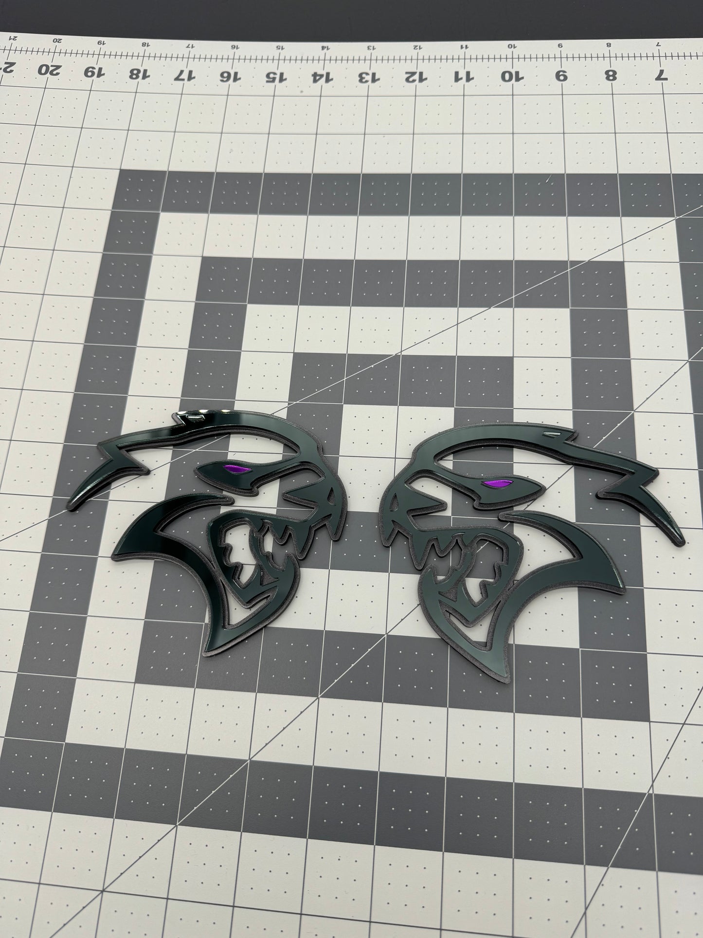 Hellcat head pair