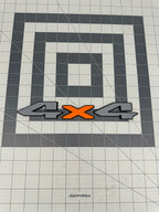 4x4 OEM tailgate badge