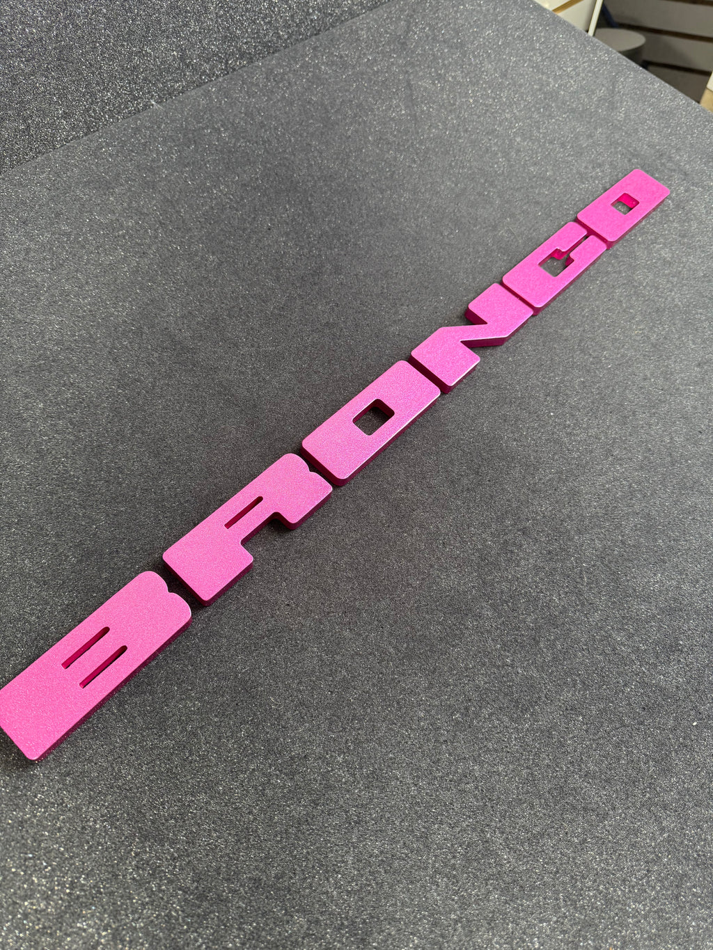 Bronco grille letter covers