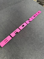 Bronco grille letter covers