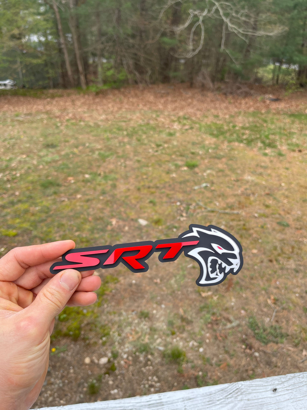 SRT Hellcat trunk badge
