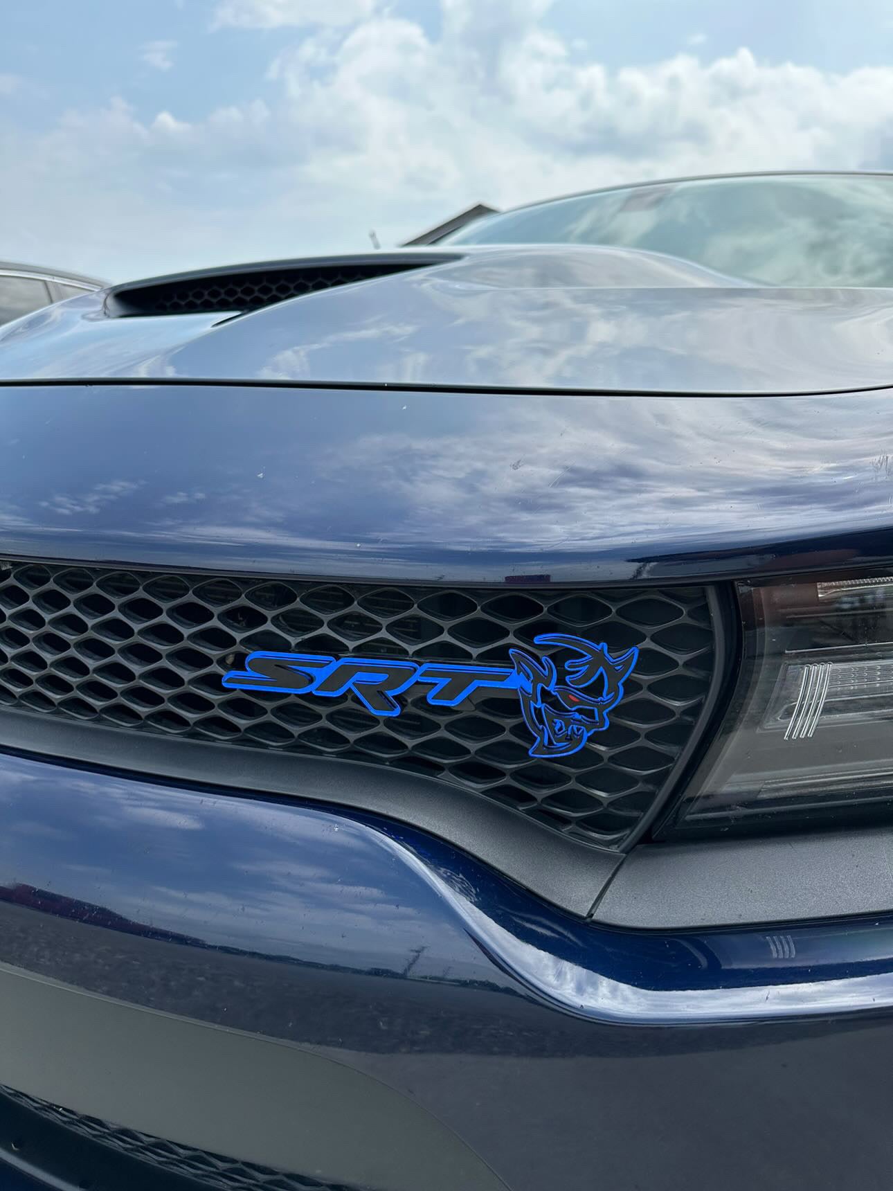 SRT Demon Grille badge