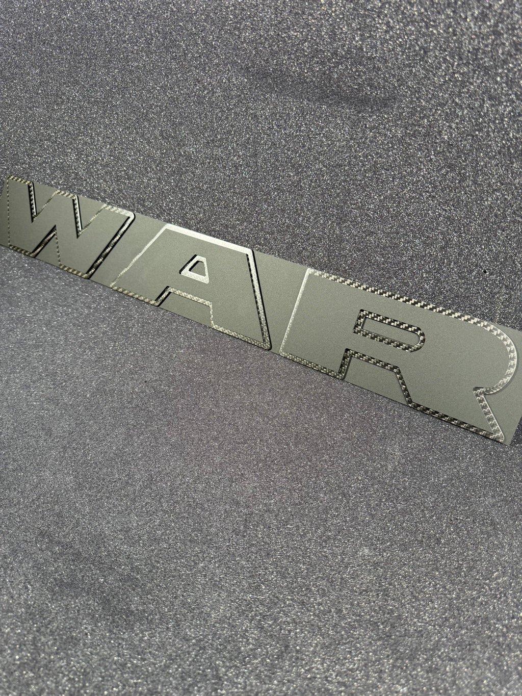 WAR grille replacement badge