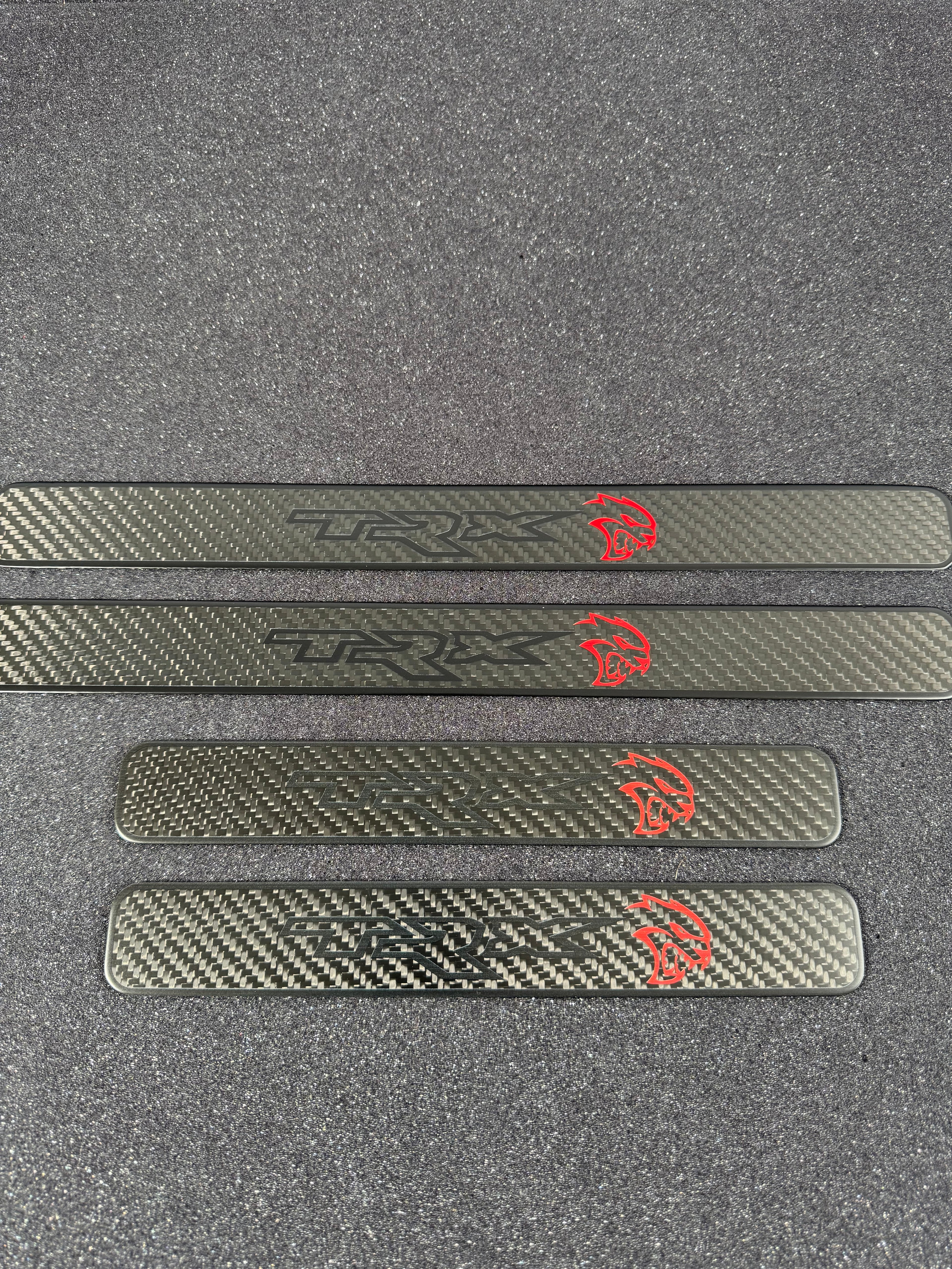 (2019+ RAM) Hellcat/TRX door sill plate set