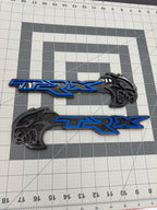 Hellcat TRX combo badge pair