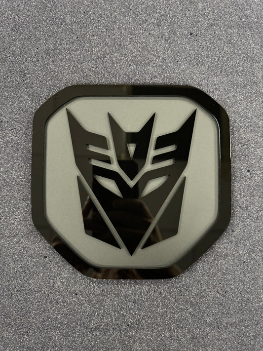 Decepticon Shield tailgate badge