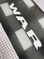 WAR tailgate letters