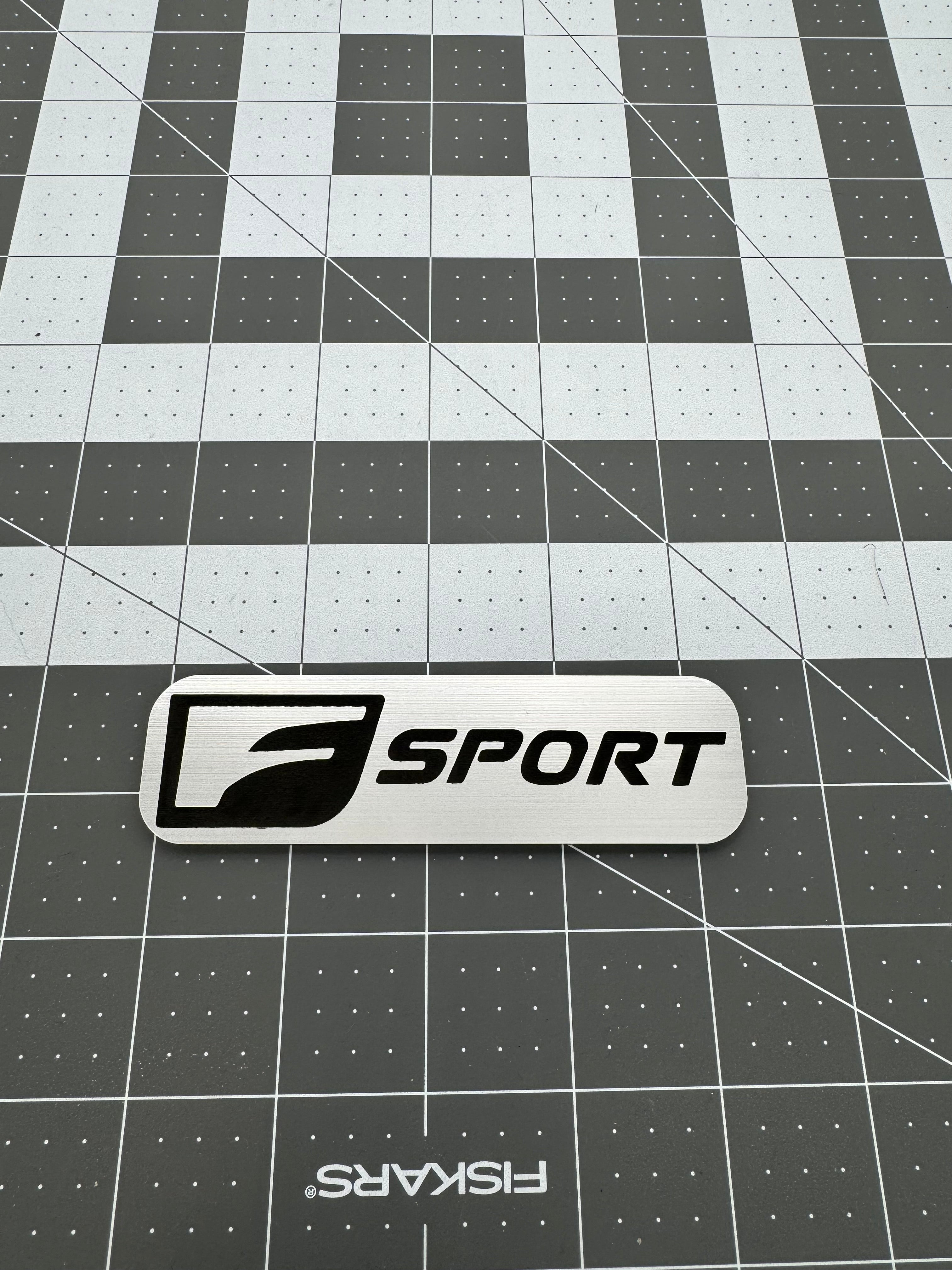 Lexus F sport rear badge