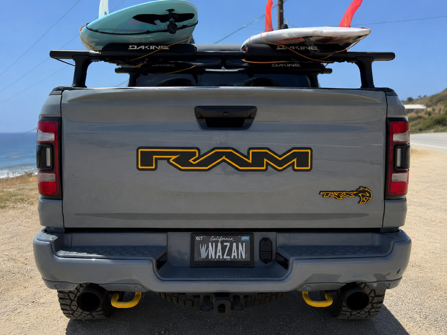RAM 1500 tailgate replacement badge
