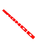 Bronco grille letter covers