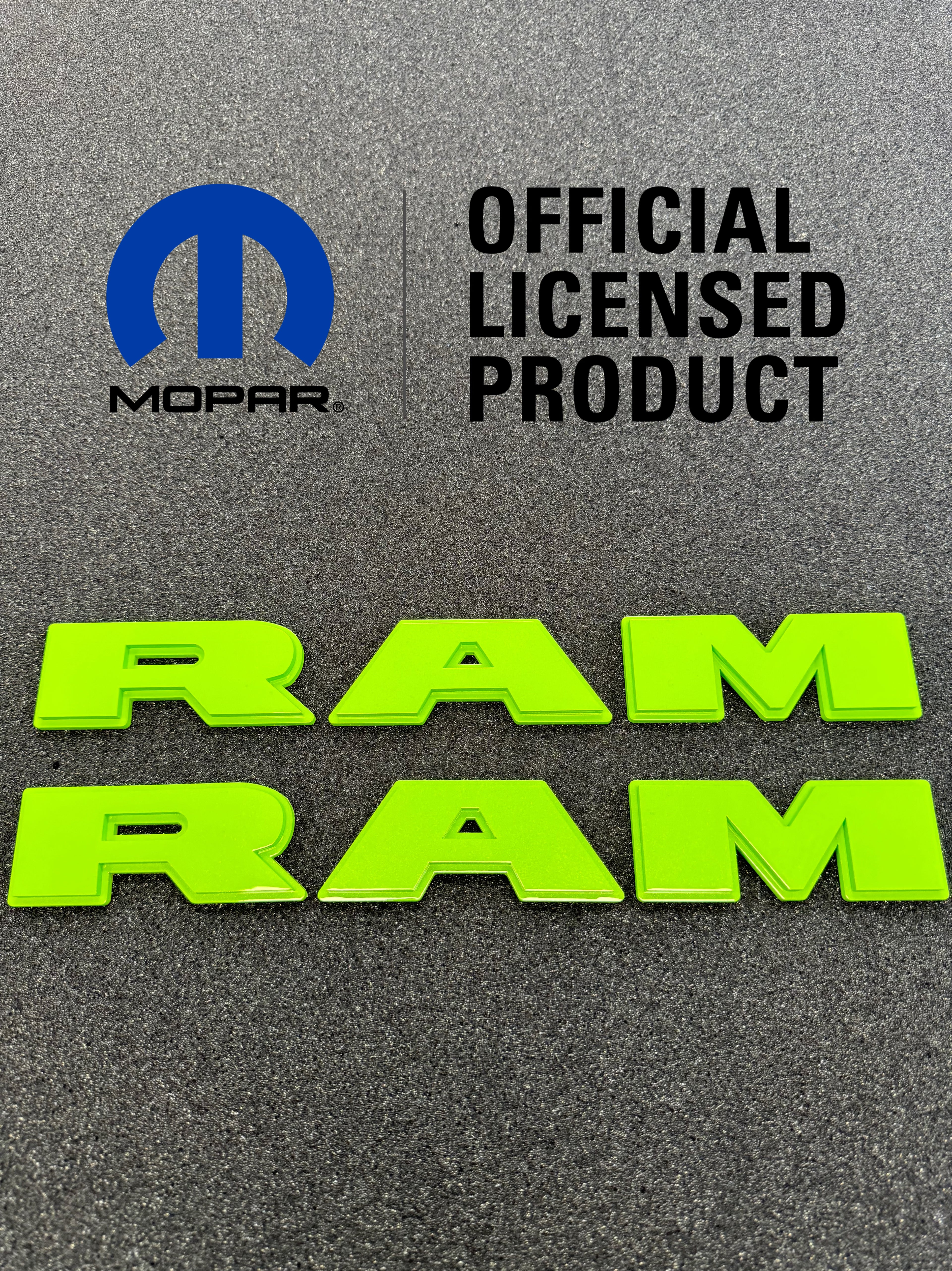 RAM door badge pair
