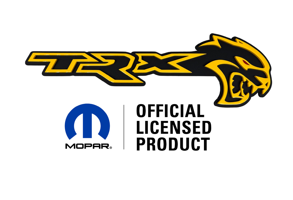 Hellcat TRX combo badge single