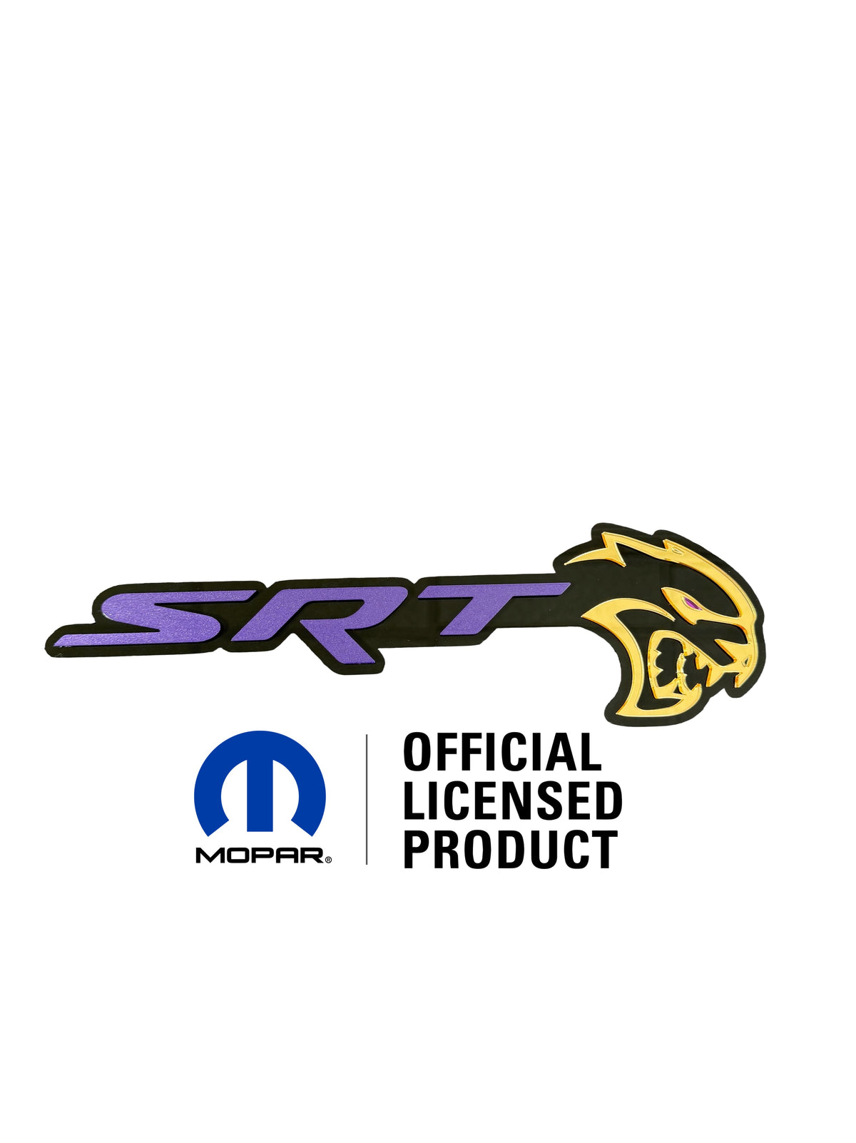 Hellcat SRT combo single badge/emblem