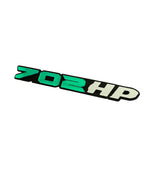 702hp single grille badge/emblem