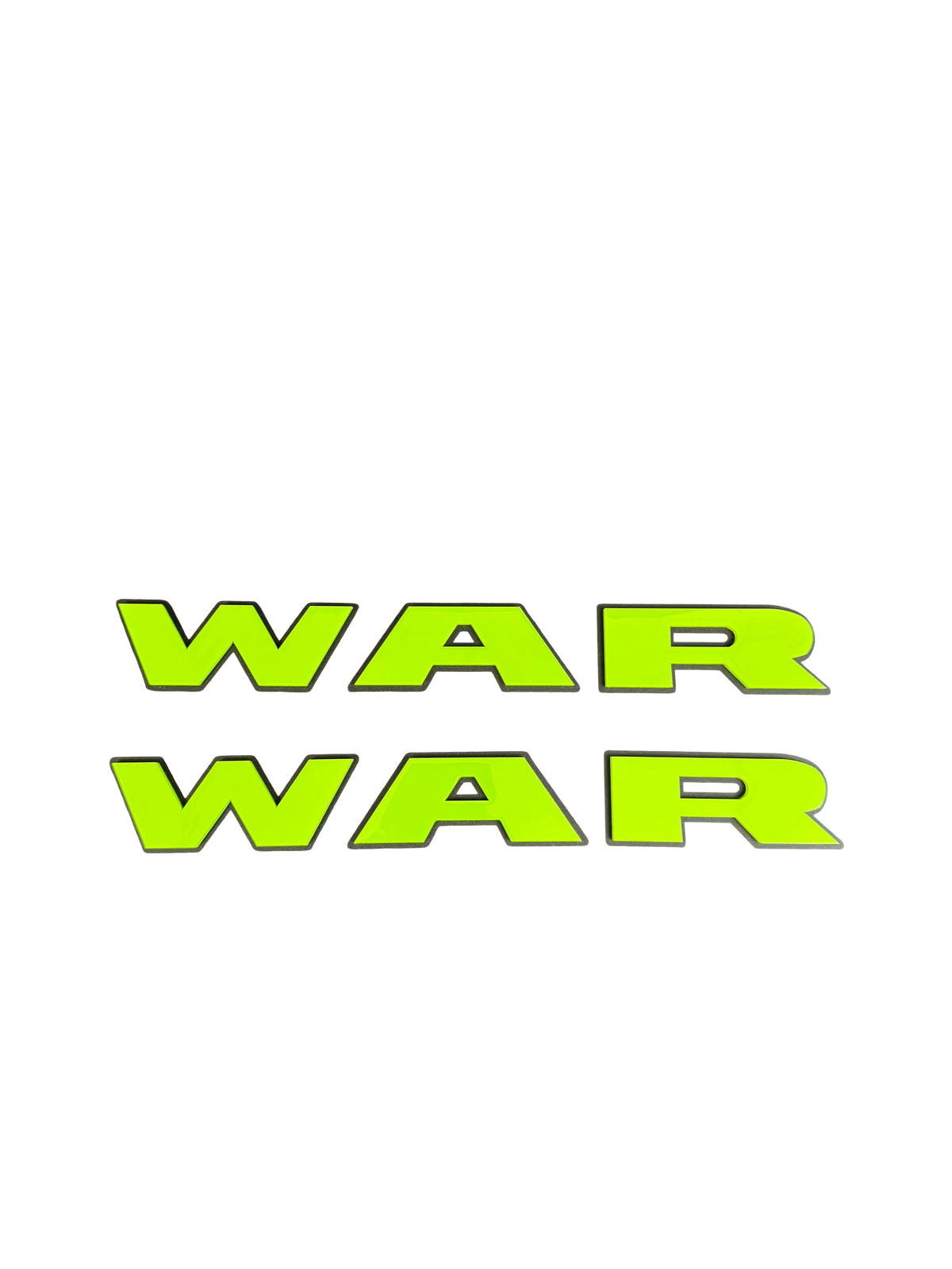 WAR door badge/emblem pair