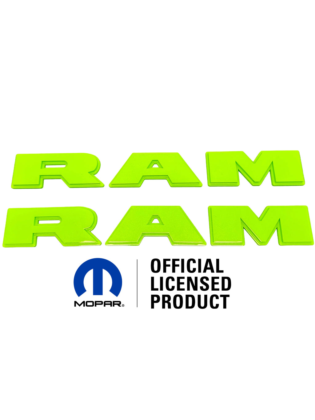 RAM door badge/emblem pair