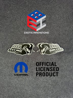 RAM's "symbol of protest" V8 badge pair