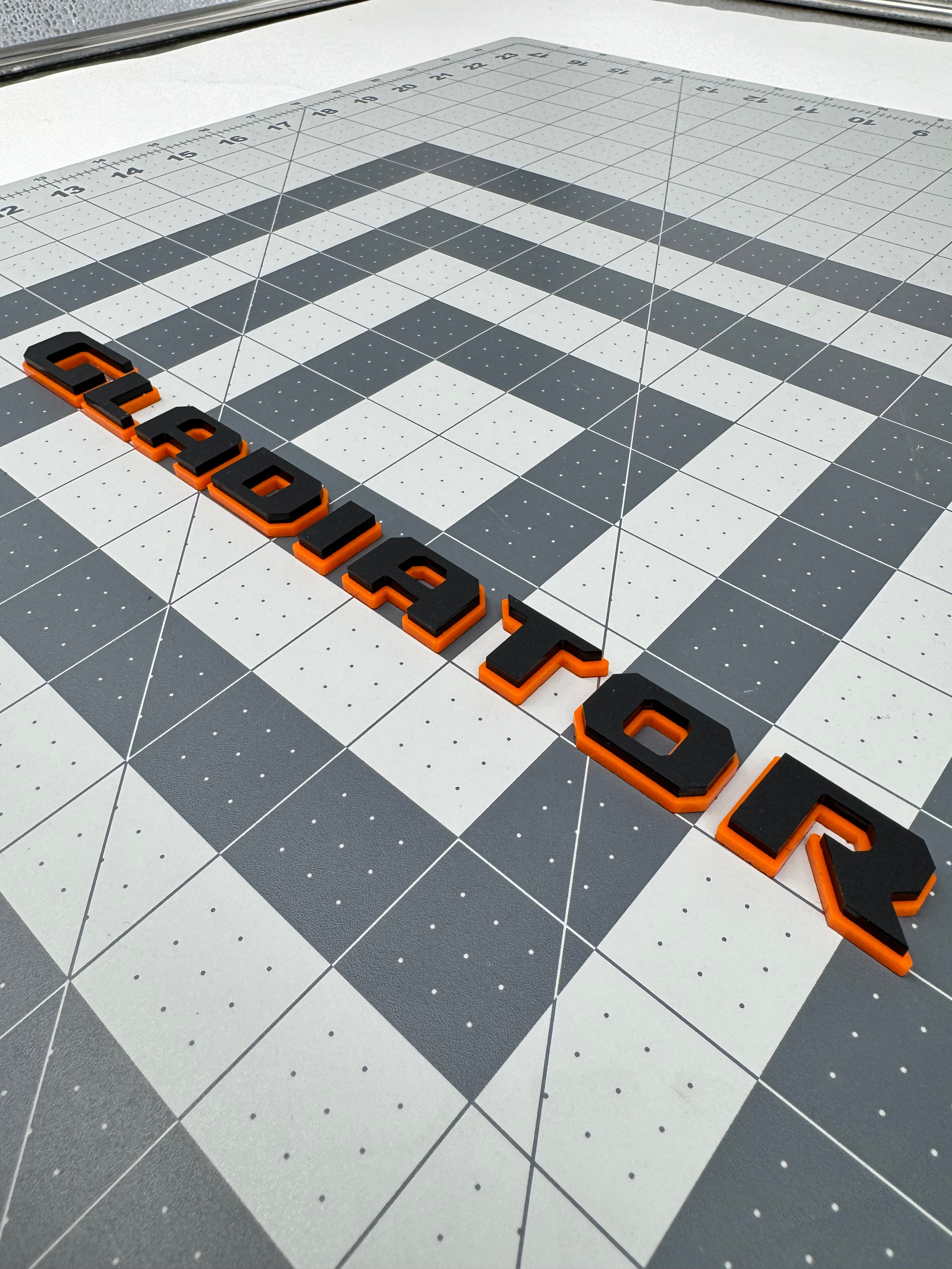 Gladiator fender badge