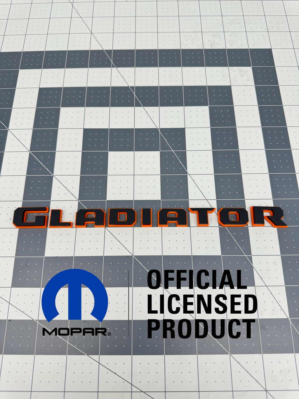 Gladiator fender badge