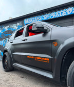 Grand Cherokee door badge pair