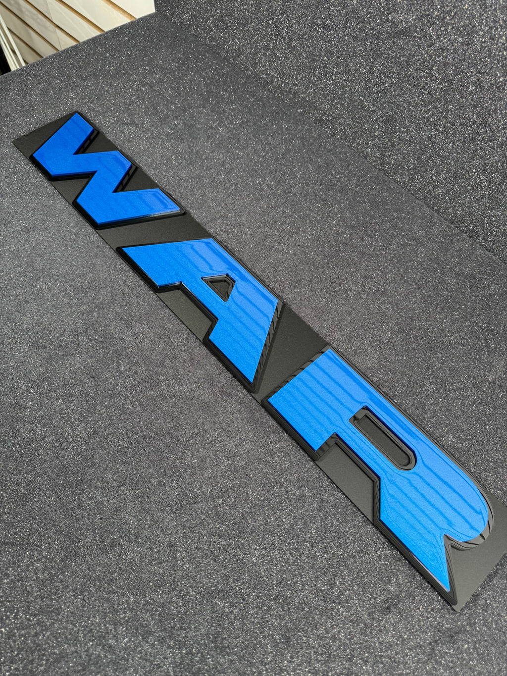 WAR grille replacement badge