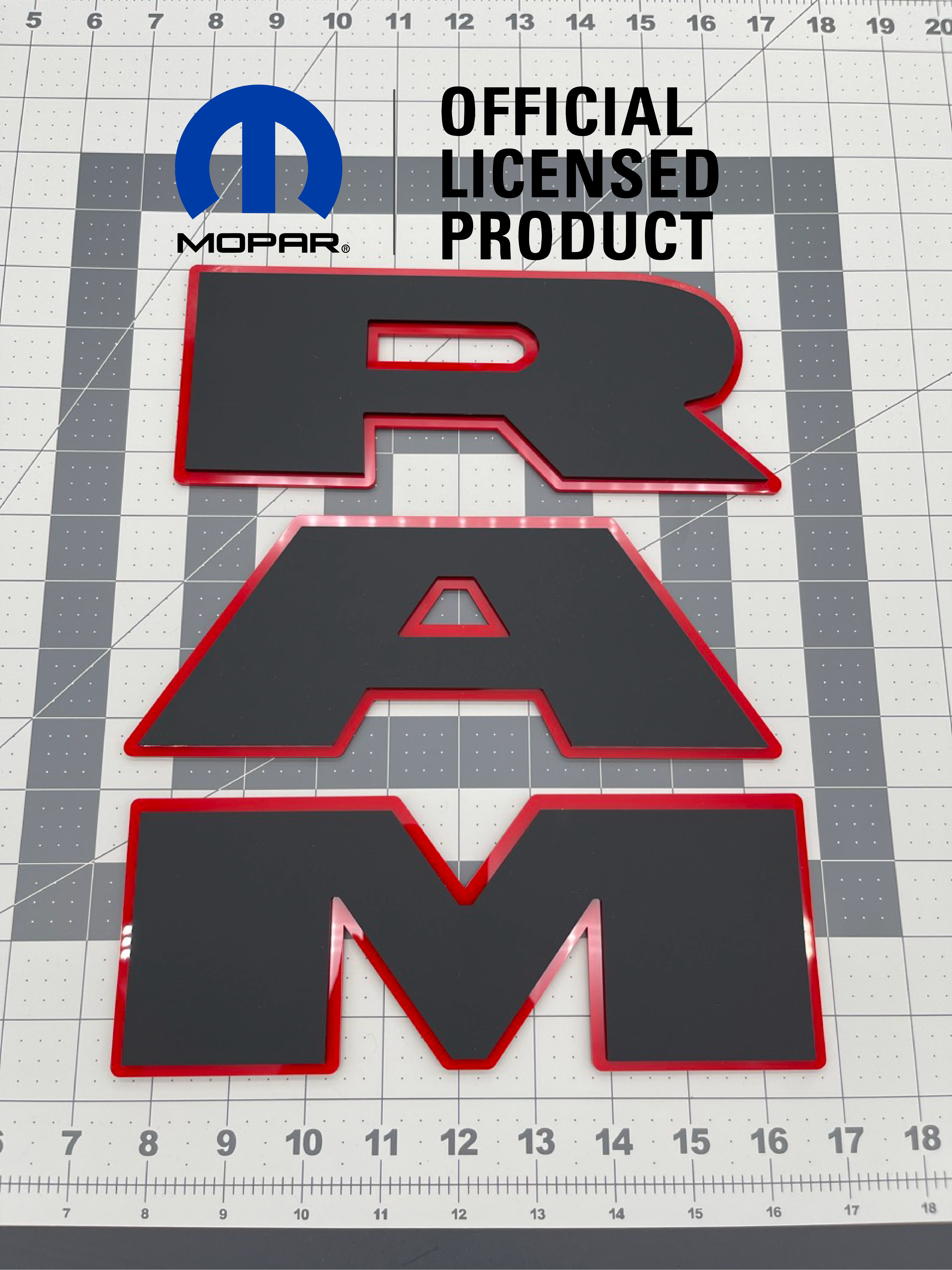 Custom Ram Lettering RAM tailgate letters – Exotic Innovations