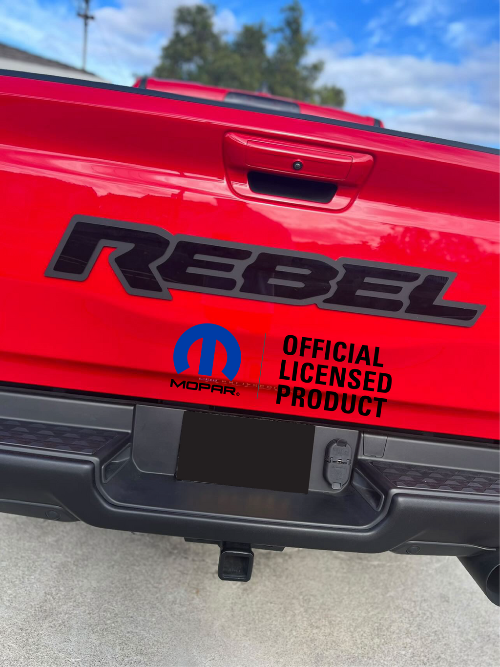 Rebel Tailgate replacement badge