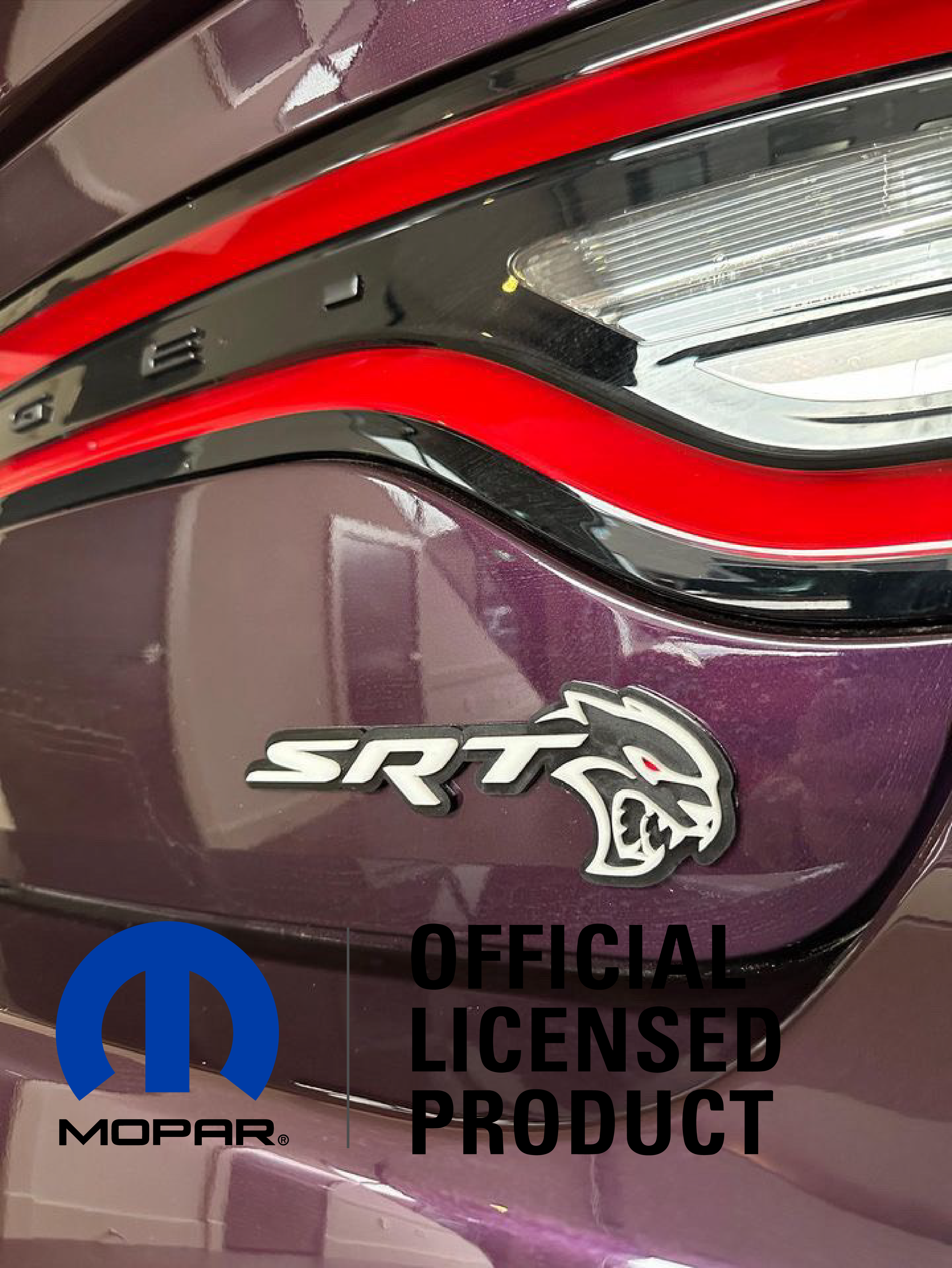 SRT Hellcat trunk badge