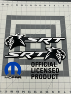 SRT Hellhawk V1 combo badge pair