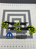 Hellcat TRX combo badge pair