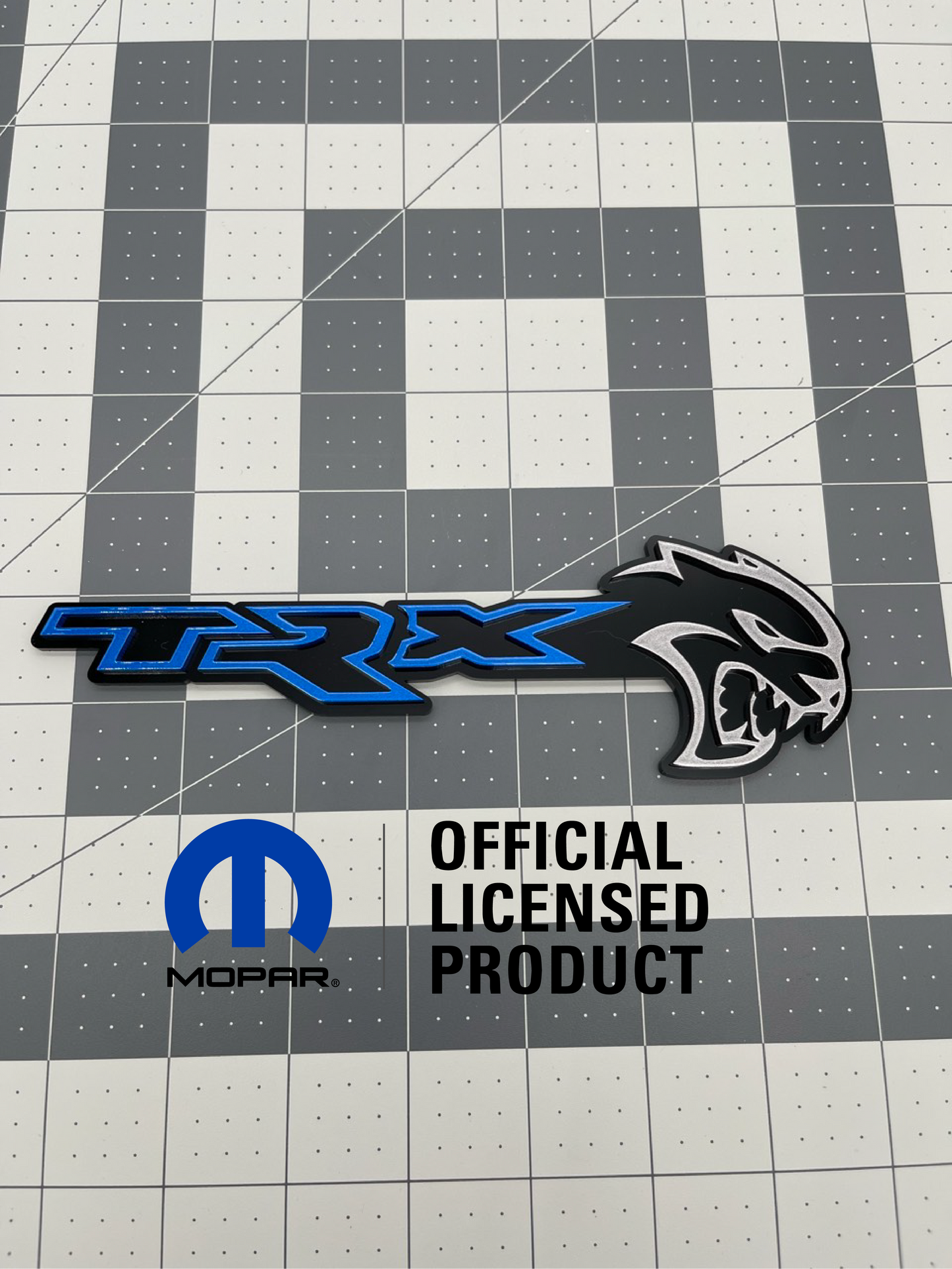 Hellcat TRX combo badge single