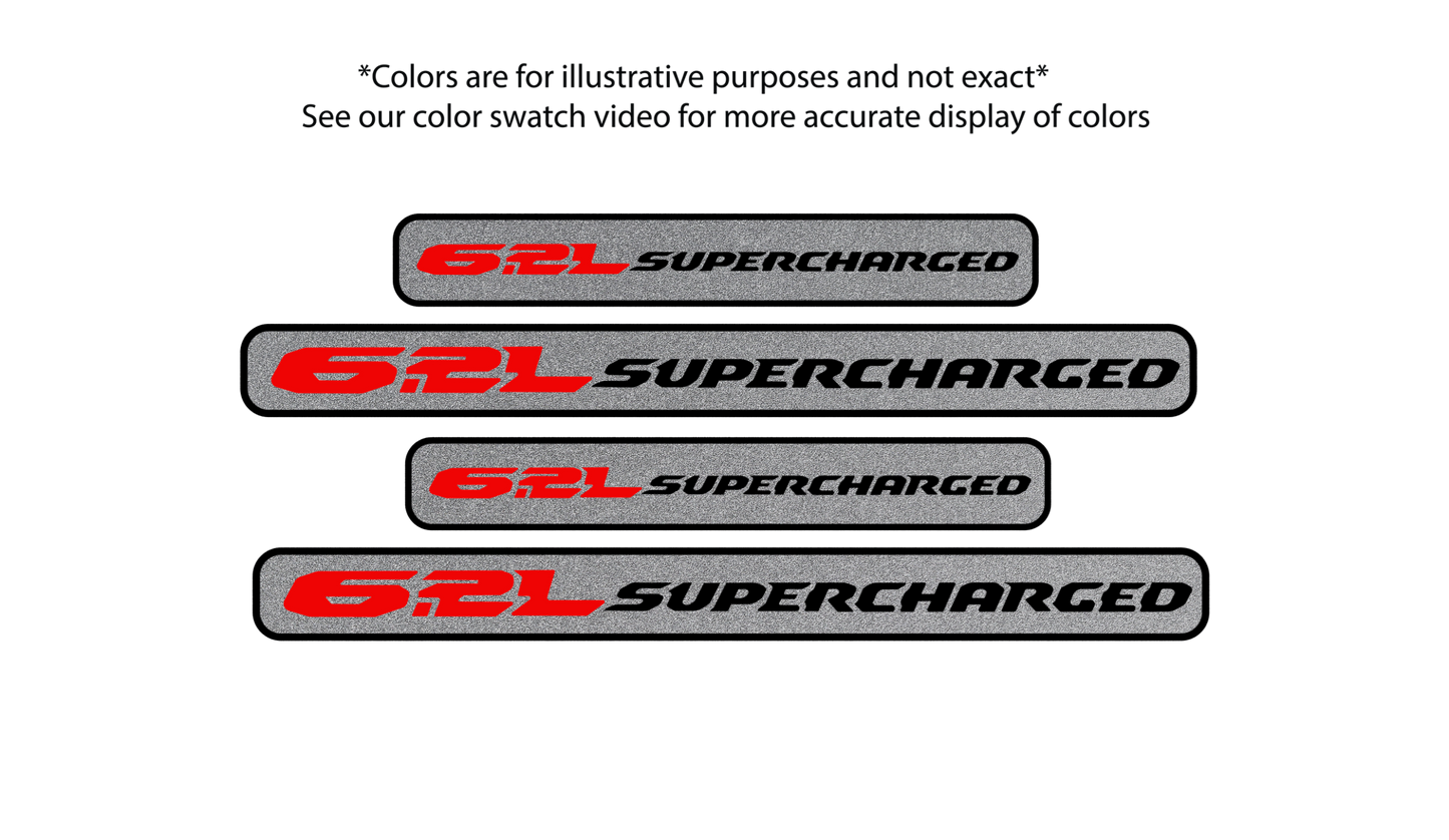 (2019+ RAM) 6.2L supercharged door sill plate set