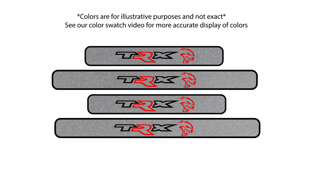 (2019+ RAM) Hellcat/TRX door sill plate set
