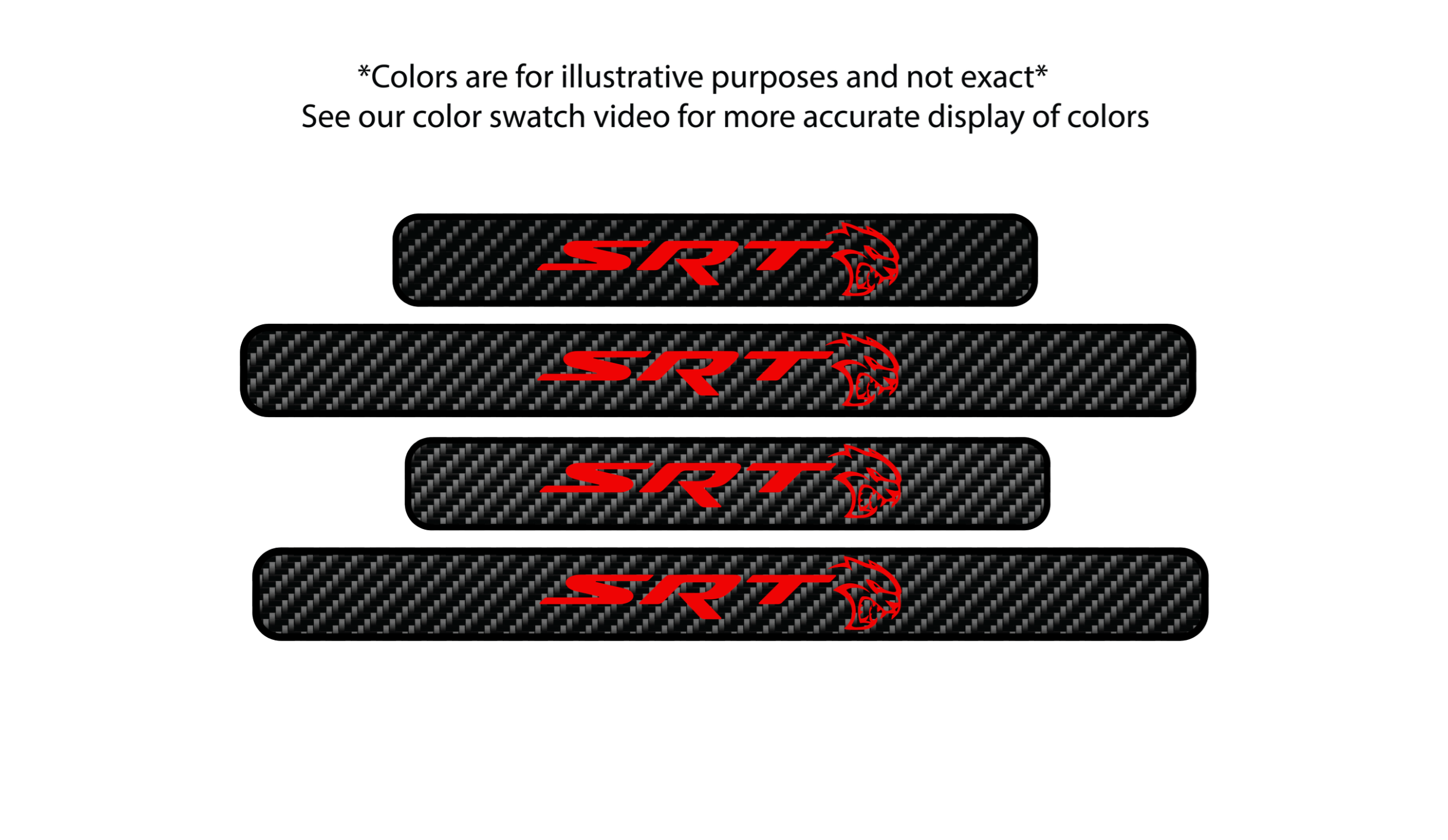 (2019+ RAM) SRT/Hellcat door sill plate set