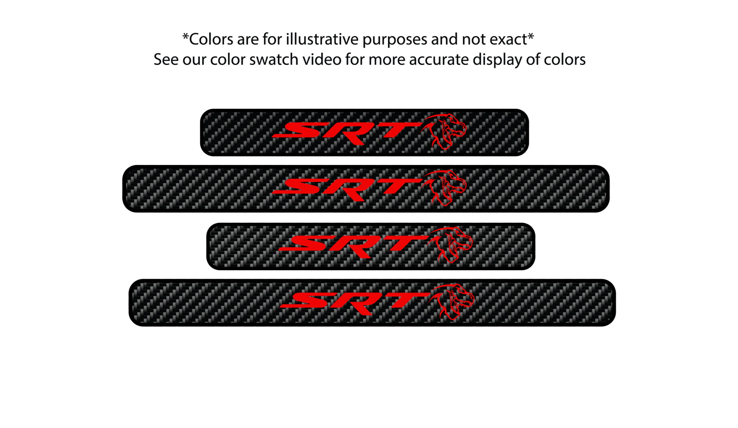 (2019+ RAM) SRT/Trex door sill plate set