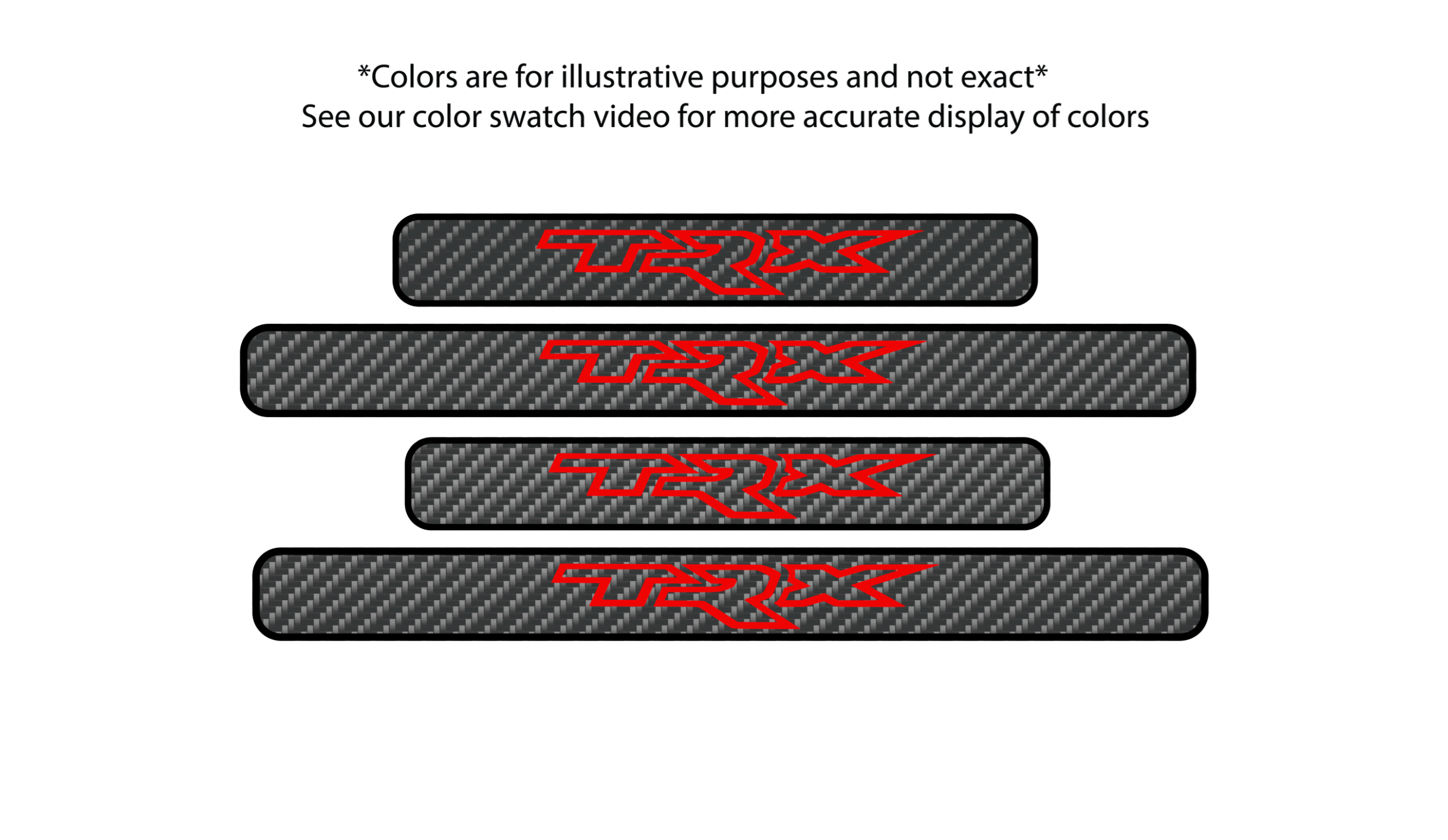 (2019+ RAM) TRX sill plate set