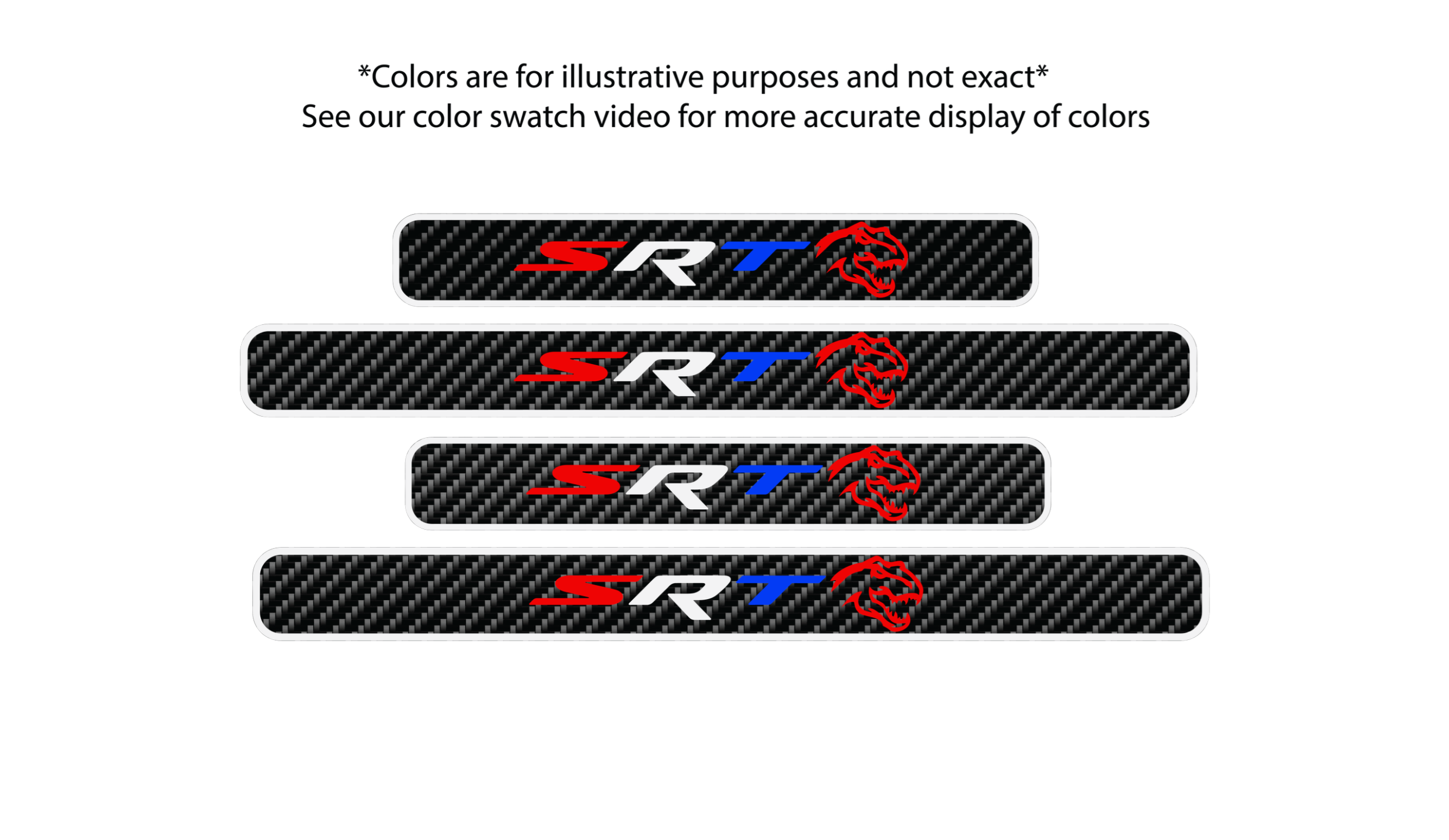 (2019+ RAM) SRT/Trex #2 door sill plate set