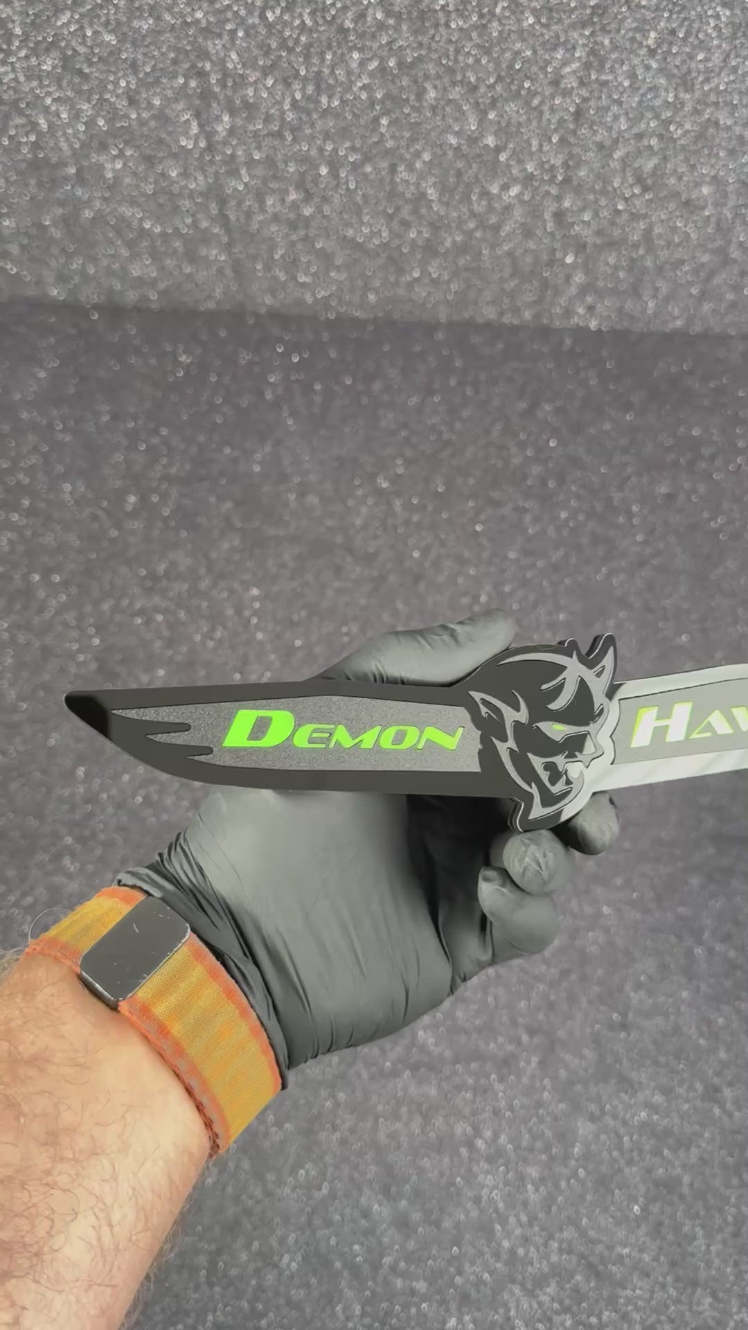 DemonHawk V2 trunk badge