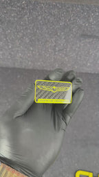 Hellcat supercharger engine badge