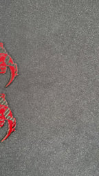 Trex eats raptor badge