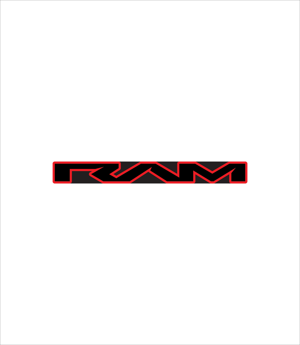 RAM TRX/RHO grille replacement badge